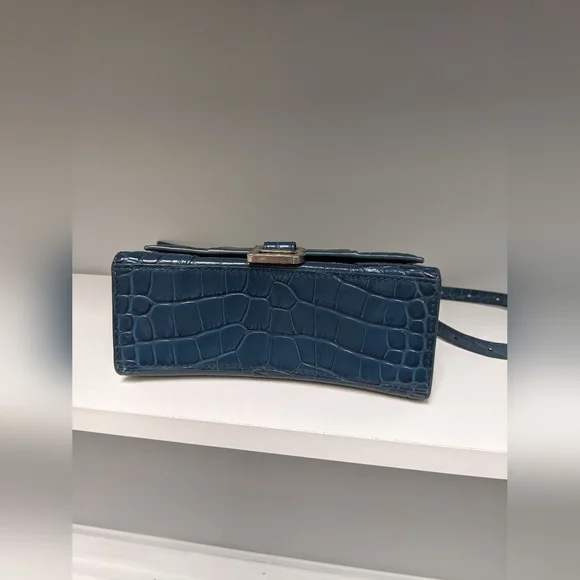 Balenciaga Hourglass Mini Crocodile Embossed Bag <<⬇️PRICE DROP⬇️>> - Picture 7 of 15